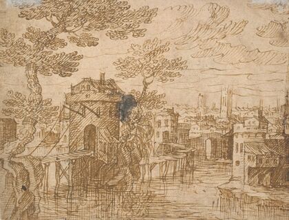 Landscape with a City on a River