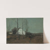 Landscape with a cottage by Roman Kazimierz Kochanowski