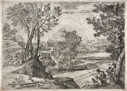 Landscape with a Family (1643)