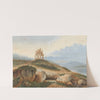 Landscape with a Fantastic Castle by George Sand
