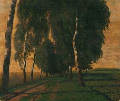 Landscape with a field road (1940)