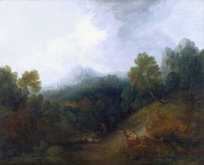 Landscape with a Flock of Sheep