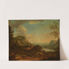 Landscape with a Genre Scene by Johann Christian Vollerdt