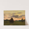 Landscape with a haystack (1886) by Isaac Levitan