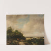 Landscape with a herd at the forest edge (1834) by Andreas Schelfhout