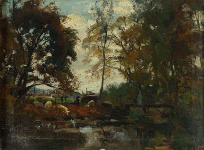 Landscape with a herd