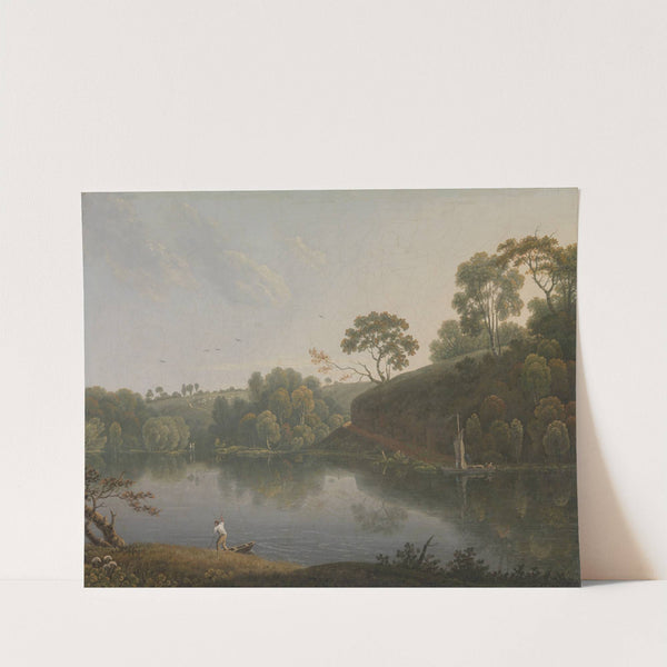 Landscape with a Lake and Boats by Thomas Wright