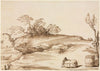 Landscape with a Man Leaning on a Bale (c. 1640)