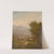 Landscape With A Mountain Road And Castle Ruins by K. Hermann
