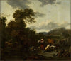 Landscape with a pastoral scene