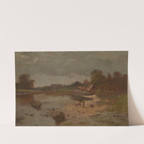 Landscape with a Pond by Seweryn Bieszczad