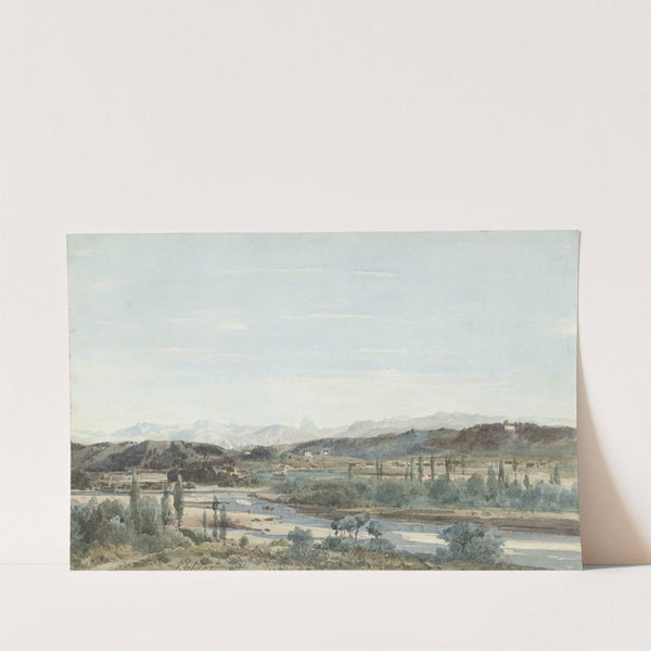 Landscape with a River Valley in the South of France (1861) by Henri-Joseph Harpignies