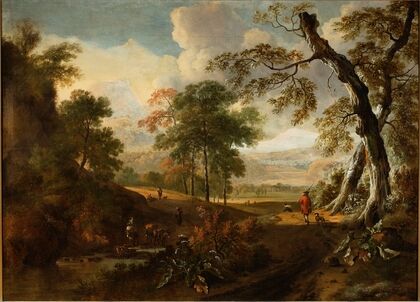 Landscape with a road