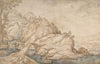 Landscape with a Road Leading Towards a Settlement on a Hill (late 16th–mid 17th century)