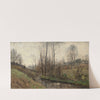 Landscape with a Running Brook. Scene from the Carolles in Normandy (1880s) by Per Ekström