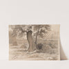 Landscape with a Spreading Tree in the Foreground (1865) by Friedrich Carl von Scheidlin