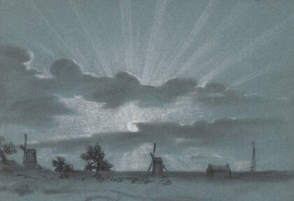 Landscape with a Sunset