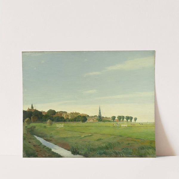 Landscape with a Town by Johan Rohde