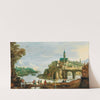 Landscape with a town on a river (‘View of Treviso’) by Philippe de Momper I