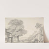 Landscape with a Tree in front of a Villa by Eduard Gaertner