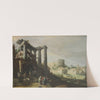 Landscape with a View of Campo Vaccino in Rome by Willem van Nieulandt the younger