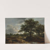 Landscape with a Village in the Distance (1646) by Jacob van Ruisdael
