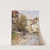 Landscape with a Village on the Outskirts of Rome by Mariano Barbasán