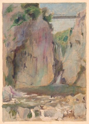 Landscape with a Waterfall