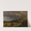 Landscape with a Windmill by Hermann Ottomar Herzog