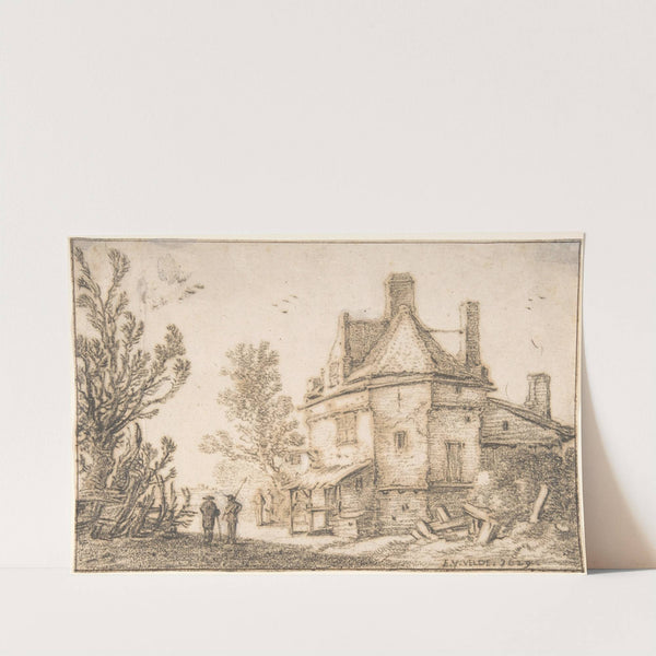 Landscape with an Inn by Esaias van de Velde