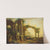 Landscape with Ancient Ruins and Two Pack Mules by Christian Georg Schütz the elder