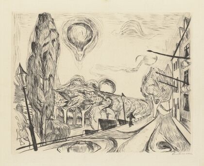 Landscape with Balloon