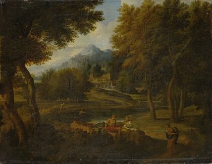 Landscape with Bathers — size preview