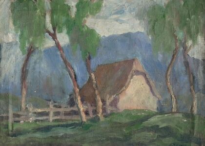 Landscape with Birches — size preview