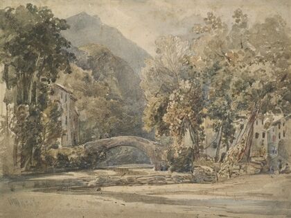 Landscape with bridge