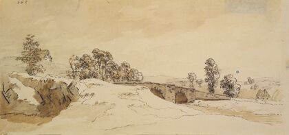 Landscape with bridge