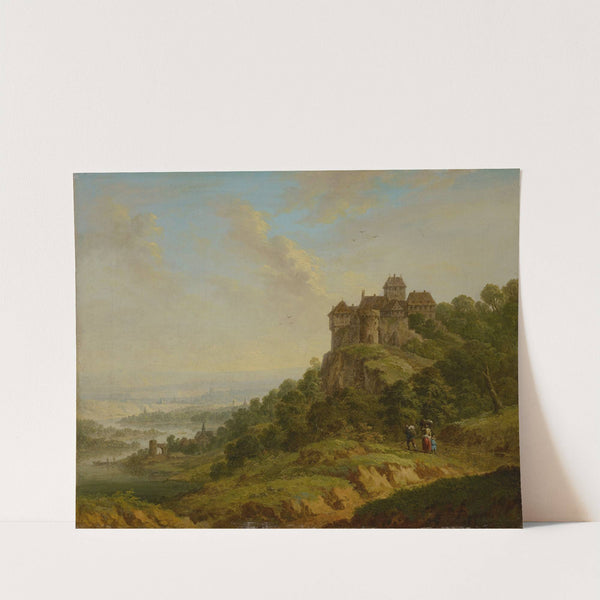 Landscape with Castle by Christian Georg Schütz the elder