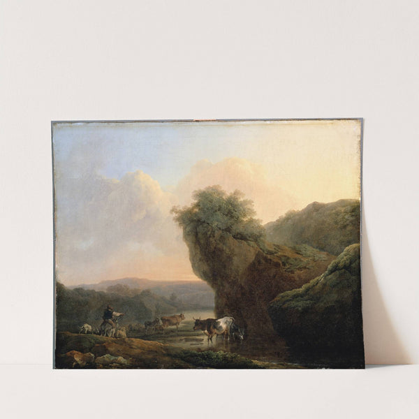Landscape with Cattle by Philip James de Loutherbourg