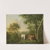 Landscape with Cattle by Adolf Karel Maximiliaan Engel