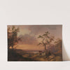 Landscape with Cattle and Peasant (1781) by Philip James de Loutherbourg
