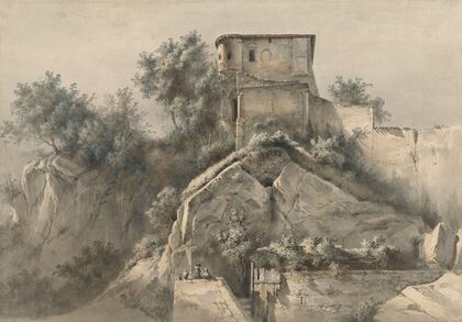 Landscape with Château Galliard