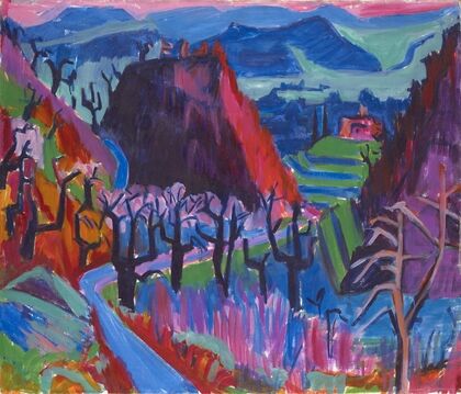 Landscape with Chestnut Trees