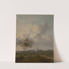 Landscape with Church in Rijswijck by Anthonie Jansz. van der Croos