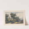 Landscape with cottage (Patrick Nasmyth) (1850) by Louis Marvy