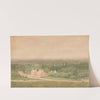 Landscape with Cottages, Broadmoor by Richard Dadd