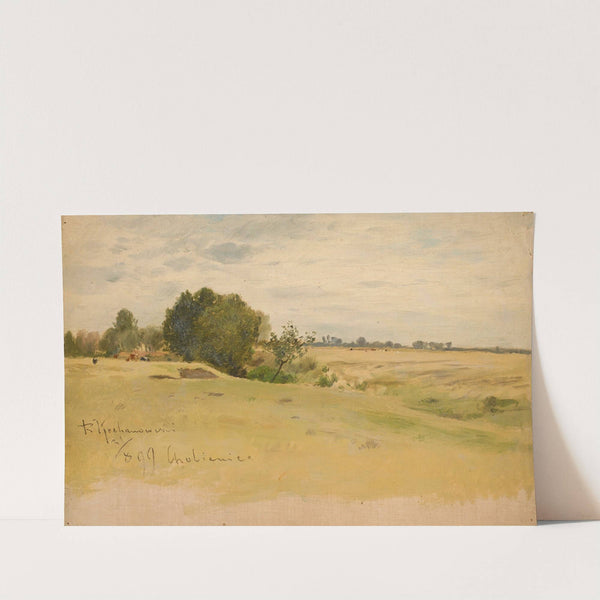 Landscape with cows (1899) by Roman Kazimierz Kochanowski