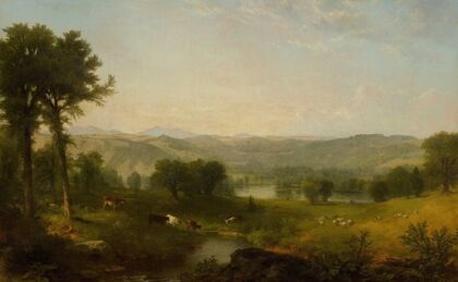 Landscape with Cows and Sheep