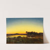 Landscape with Deer at Sunset by ANTON ZWENGAUER