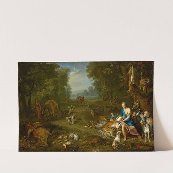 Landscape with Diana and her Bag by Hendrik van Balen