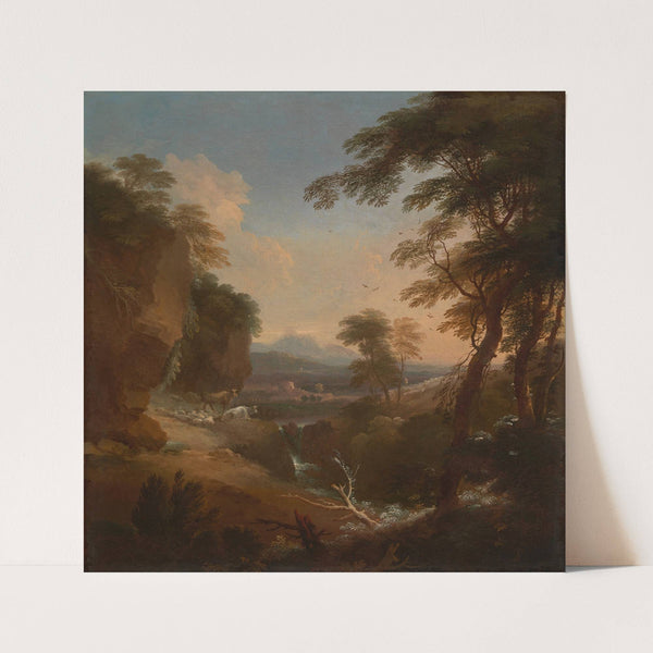 Landscape with Distant Mountains by Adriaen van Diest
